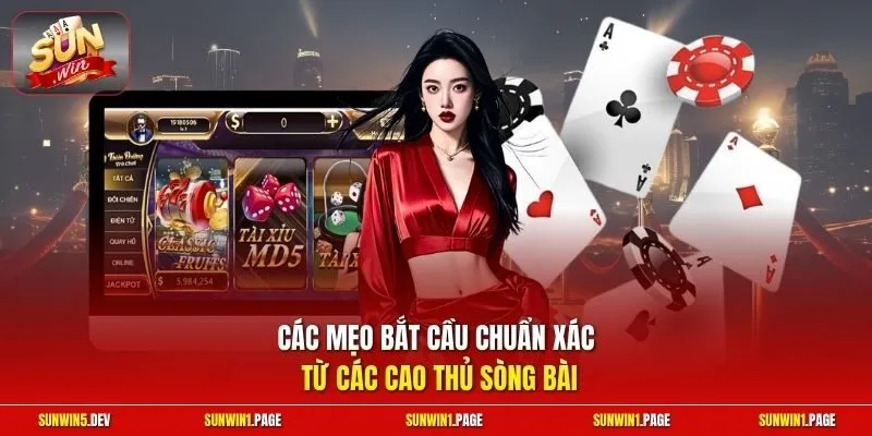 Các mẹo bắt cầu chuẩn xác từ các cao thủ sòng bài