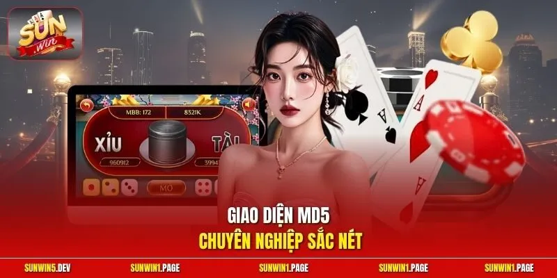 Giao diện MD5 chuyên nghiệp sắc nét